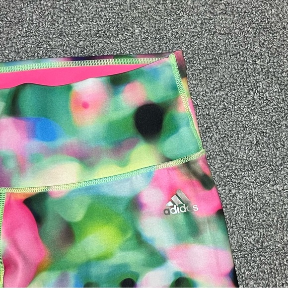 Adidas Women's Multicolor Capri Leggings - Picture 3 of 10